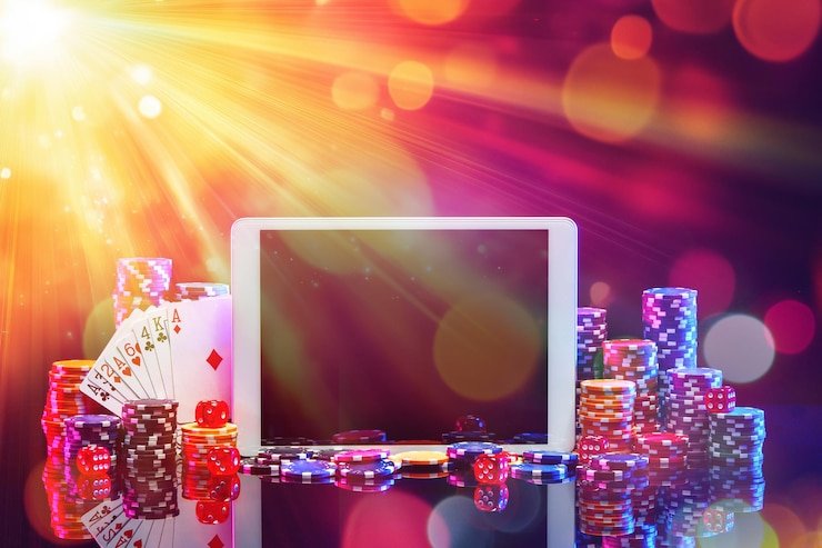 Antarmuka permainan slot di aplikasi mobile pusatwin dengan tombol spin dan tampilan saldo